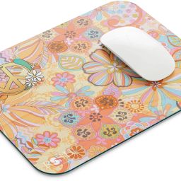 rssh creation Floral Design Multicolor Color, Anti - Slip Base, High Durability Mouse Pad Mousepad-10