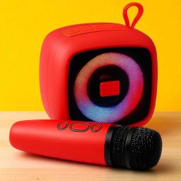 Nilesawar X459 (2-in-1) Bluetooth Karaoke Mic with Speaker – For Kids, Adults & Events 5 W Bluetooth Speaker-image-136