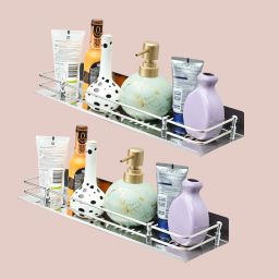 Stainless Steel Wall Mount Bathroom Shelf, Kitchen Rack, Shelves, 15x5 InchSet-2 Stainless Steel Wall Shelf-image-75