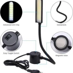 keetoz NEw BIg Sewing Machine Light 30 LED's ,Magnetic Mounting Base Working Lamp Study Lamp image 3