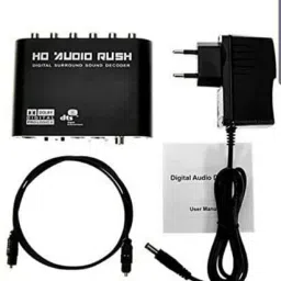 doobuy 5.1 CH Audio Decoder SPDIF Coaxial toRCA DTS AC3 Digital to5.1AmplifierConverter 100 W AV Power Amplifier image 5