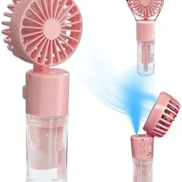 RelElseTech Mini Handheld Misting Fan, 4-Speed, Foldable, Battery Operated, Portable Use Mini Handheld Misting Fan, 4-Speed, Foldable, Battery Operated, Portable Use USB Fan-17