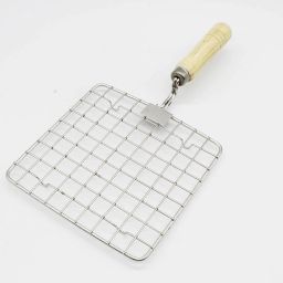 Small Stainless Steel Roasting Grill 1 Slice Toast Rack-27