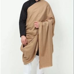 Oswaal Wool Solid Men Shawl-image-4