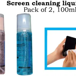 CYMA Home Multi-Purpose TV/Computer/Mobile/Almirahs/Doors/Screen Dusting Cleaner Kit for LED and LCD Screens ; 100 ml pack 2 for Computers, Laptops, Mobiles-27