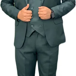 gargian master cut Men Single Breasted Checkered Suit-picture-6