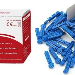 Sinocare Safe AQ strips with 100 Lancet/ 50 Glucometer Strips-28