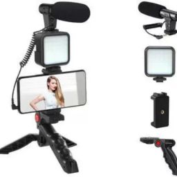 YAROH ATY_572A_MOBILE VLOGGING KIT VIDEO SHOOTING EQUIPMENT SET MIC,LED & TRIPOD STAND Tripod Kit-image-44