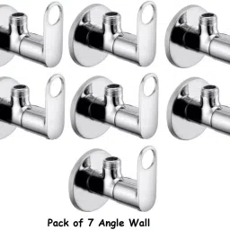 Stainless Steel Prime Angle wall Tap for Home and Kitchen(Pack of 7 ) Stainless Steel Prime Angle wall Tap for Home and Kitchen(Pack of 7 ) Angle Cock Faucet-12