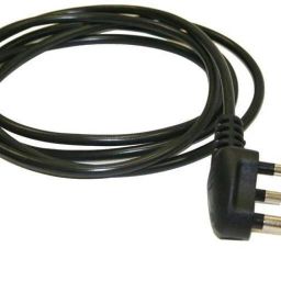 Etake TV-out Cable 3 Pin Power Supply Cable for PC Desktop Monitor Printer - 1.5 Meter Power Cord (Black)-16