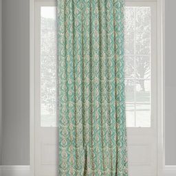 Fabindia Paro Teal & Beige Ethnic Motifs Printed Cotton Long Door Curtain-image-29