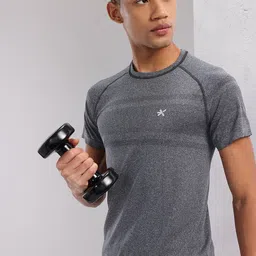 HRX by Hrithik Roshan Men Self Design Rapid-Dry Running T-shirt-image-55
