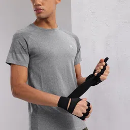 HRX by Hrithik Roshan Men Self Design Rapid-Dry Running T-shirt-image-58