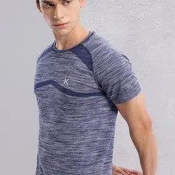 HRX by Hrithik Roshan Self Design Seamless Rapid-Dry Running T-shirt-image-61