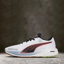 Puma x First Mile Women White Solid Velocity Nitro 2 Running Shoes-image-27