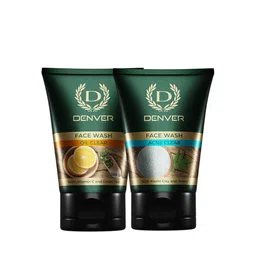 Denver Men Set of 2 Face Wash - Acne Clear + Oil Clear - 100g each-19