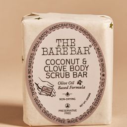 The Bare Bar Non-Drying Coconut & Clove Body Scrub Bar - 100g-80