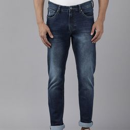 U S Polo Assn Denim Co Men Blue Brandon Slim Tapered Fit Light Fade Stretchable Jeans-image-43