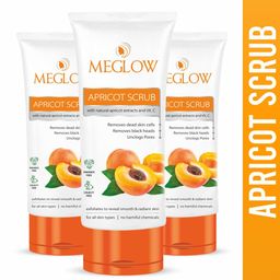 MEGLOW Apricot Scrub With Vitamin E Remove Blackheads - 70 g-33