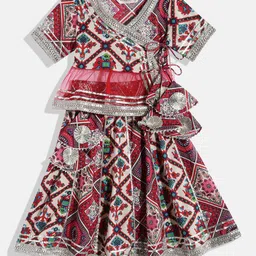 Readiprint Fashions Girls Ethnic Motifs Printed Ready to Wear Lehenga & Choli-picture-35