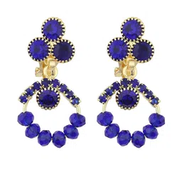 Ear Cuffs without Piercing Timeless and Classic Cuff Earrings for Women (G1020s) (Navy (Blue))-image-24