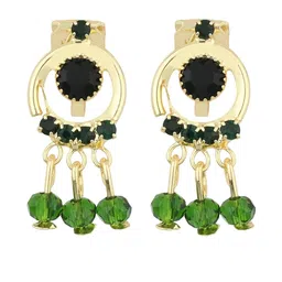 Ear Cuffs without Piercing Timeless and Classic Cuff Earrings for Women (G1030s) (Green)-image-53