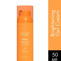 Conscious Chemist Vitamin C Lightweight Gel Cream with Polyglutamic Acid, SPF30 PA++ 50ml-55
