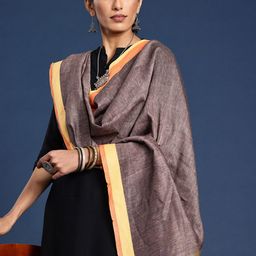 Taavi Woven Linen Blended Dupatta-16