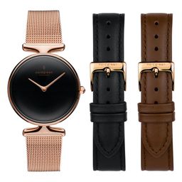 Nordgreen Women Stainless Steel & Leather Straps Round Analogue Watch 5714205028932-image-31