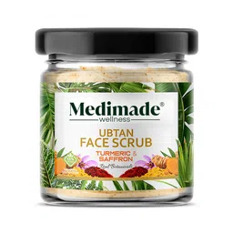 Medimade Ubtan Face Scrub with Turmeric & Saffron for Tanning & Pigmentation - 30g-23