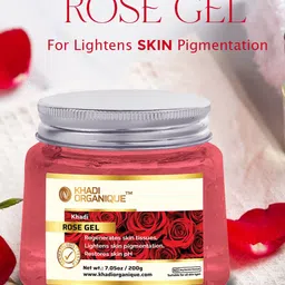 Khadi Organique Rose Gel For Skin Glowing & Lightening - 200 gm-58