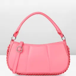 DressBerry Geometric Self Design Structured Handheld Bag image 2