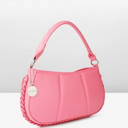 DressBerry Geometric Self Design Structured Handheld Bag image 3