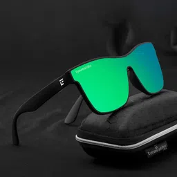 Eyewearlabs Shield Lens with Polarised and UV Protected Sunglasses SC3EL1142-14