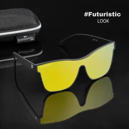 Eyewearlabs Shield Lens with Polarised and UV Protected Sunglasses SC1EL1142 image 2