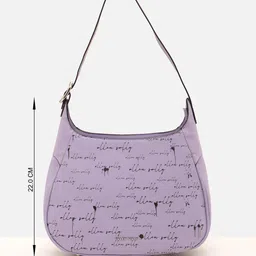 Allen Solly Woman Typography Printed Structured Handheld Bag image 2