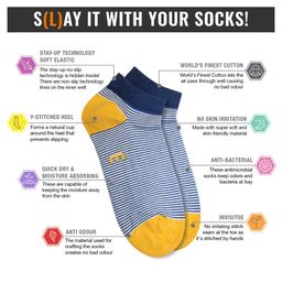 Man Arden Men Pack Of 3 Patterned Cotton The Deep Dice Designer Edition Ankle-Length Socks image 2