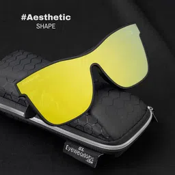 Eyewearlabs Shield Lens with Polarised and UV Protected Sunglasses SC1EL1142 image 5