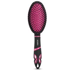 Agaro Delight Cushion Hair Brush for Detangling Straightening - Black & Pink-30