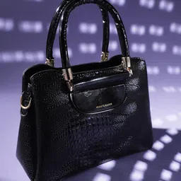 HAUTE SAUCE by Campus Sutra Textured Handheld Bag-19