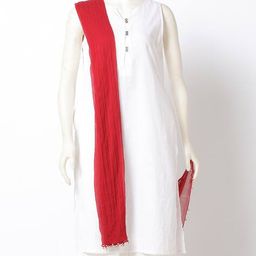 avaasa mix n' match Crushed Dupatta with Beaded Hems image 1