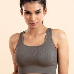 Nykd All Day Seamless Dry-Fit Sports Bra with Removable Pads (NYK096)-53