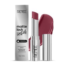 Renee Matte Lock Avocado Oil SPF 15 Lipstick With Beta Carotene & Vitamin E 3.5g - Pop-1