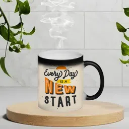 quirk india Cream 330 ml Ceramic Quoted Magic Coffee Mug-picture-18