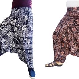Printed Cotton Men Harem Pants-image-19