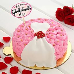 Eggless Choco Love Bash Cake for Girlfriends Day 2 Kg-image-7