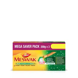 Dabur Set of 3 Meswak Complete Oral Care Toothpaste - 200g each image 1