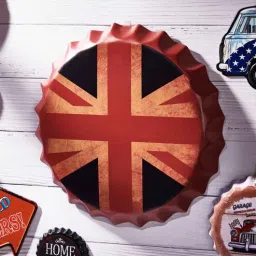 eazywagon Multicolor Metal Uk Flag Wall Decor-picture-8