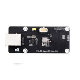 Waveshare PCIe TO Gigabit ETH Board (C) For Raspberry Pi 5, Supports Raspberry Pi OS, Driver-Free, Plug And Play, Raspberry Pi 5 PCIe Adapter image 3