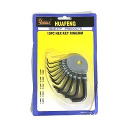10 in 1 Metric Combination Hexagonal Key Allen Wrench (1.5mm 2mm 2.5mm 3mm 3.5mm 4mm 5mm 6mm 8mm 10mm)-23